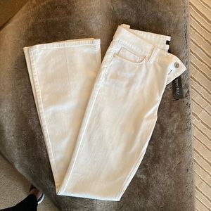 NWT White Flare Jean. Ooh La La these are on 🔥